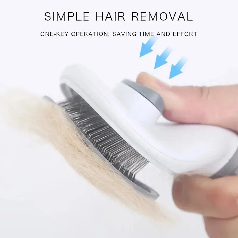 Self-Cleaning Pet Brush for Dogs and Cats – Hair Remover Grooming Comb