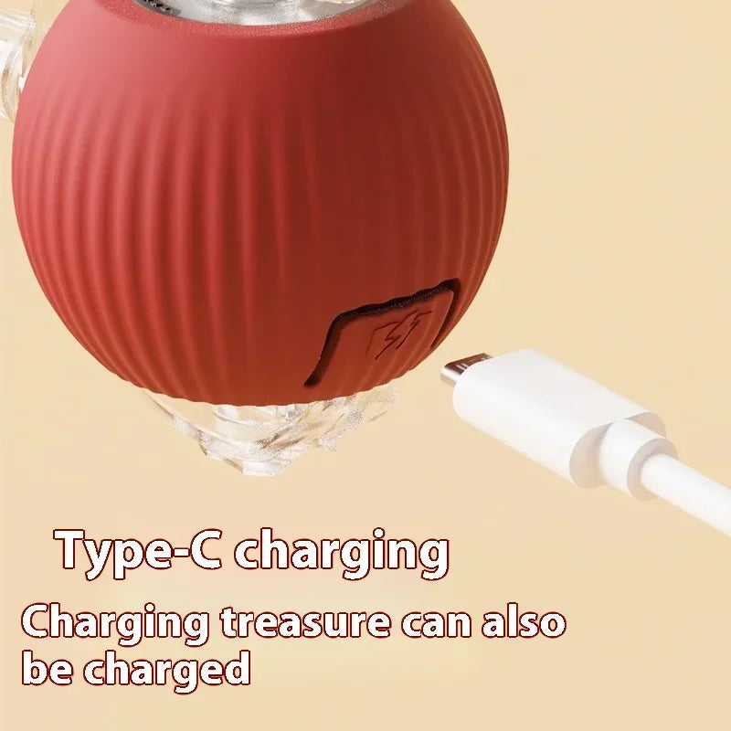 Smart Automatic Rolling Ball for Cats – Rechargeable Interactive Electric Toy